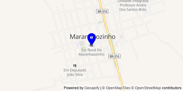 Mapa de Maranhãozinho - Nutricionistas