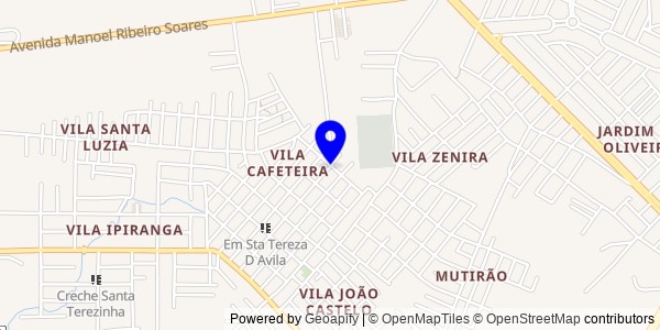 Mapa de Montes Altos - Nutricionistas