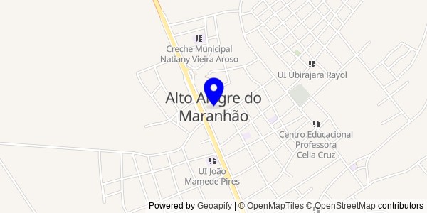 Mapa de Alto Alegre do Maranhão - Fisioterapeutas