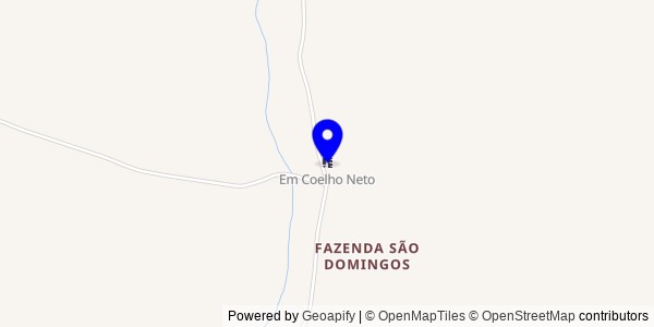 Mapa de Coelho Neto - Fisioterapeutas