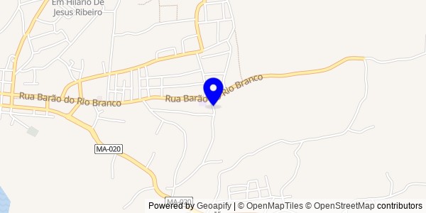 Mapa de São Benedito do Rio Preto - Nutricionistas