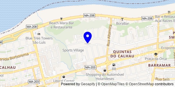 Mapa de Cedral - Fisioterapeutas