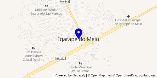 Mapa de Igarapé do Meio - Nutricionistas