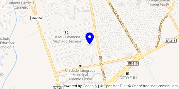 Mapa de Monção - Nutricionistas