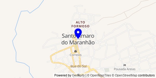 Mapa de Santo Amaro do Maranhão - Nutricionistas