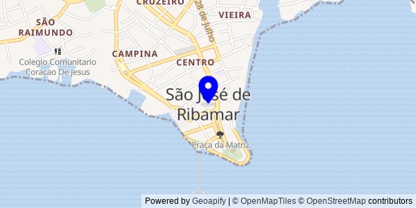 Mapa de São José de Ribamar - Nutricionistas