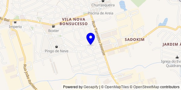 Mapa de São Vicente Ferrer - Nutricionistas