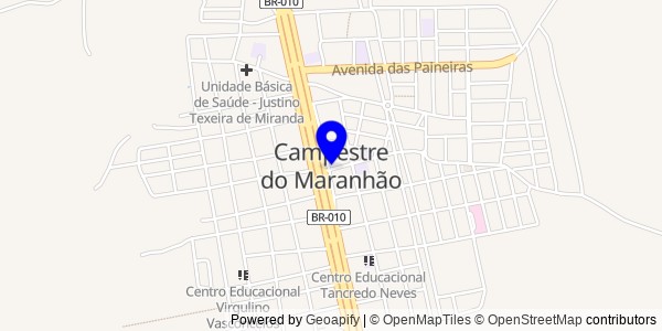 Mapa de Campestre do Maranhão - Nutricionistas