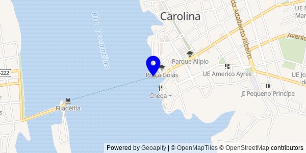 Mapa de Carolina - Nutricionistas