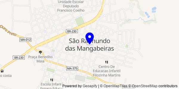 Mapa de São Raimundo das Mangabeiras - Fisioterapeutas