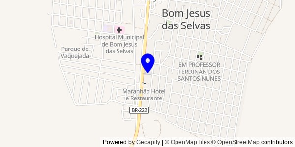 Mapa de Barra do Corda - Nutricionistas