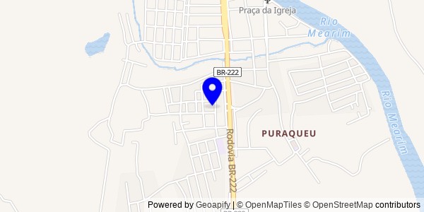 Mapa de Bernardo do Mearim - Fisioterapeutas