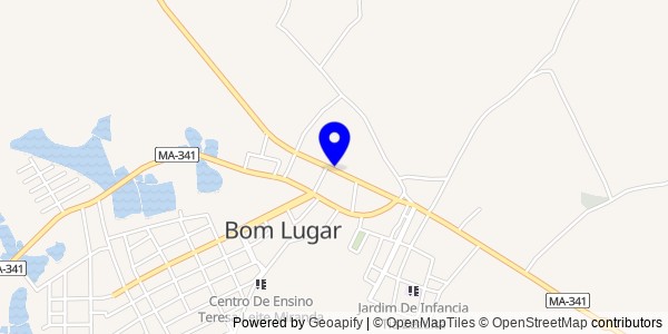 Mapa de Bom Lugar - Nutricionistas