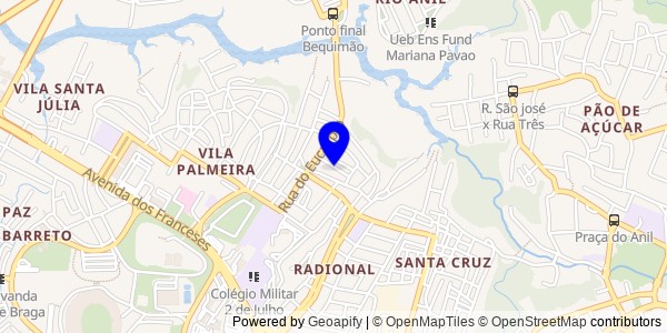 Mapa de Gonçalves Dias - Fisioterapeutas