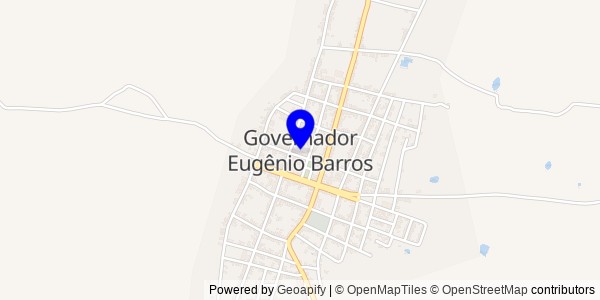 Mapa de Governador Eugênio Barros - Nutricionistas
