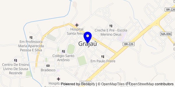 Mapa de Grajaú - Nutricionistas