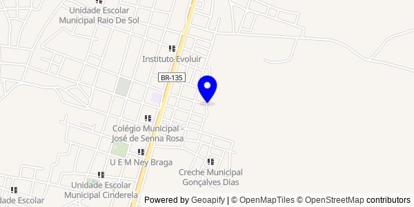 Mapa de Lima Campos - Fisioterapeutas