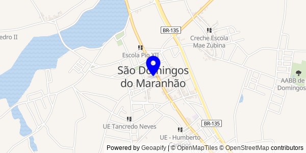Mapa de São Domingos do Maranhão - Nutricionistas