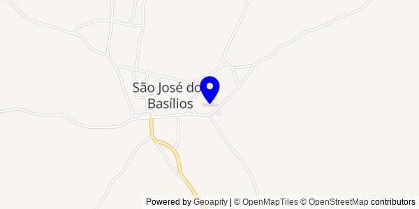Mapa de São José dos Basílios - Fisioterapeutas
