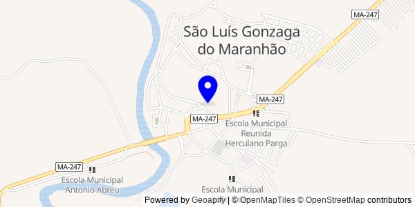 Mapa de São Luís Gonzaga do Maranhão - Fisioterapeutas