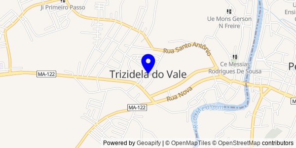 Mapa de Trizidela do Vale - Nutricionistas