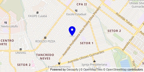 Mapa de Alto Paraguai - Nutricionistas