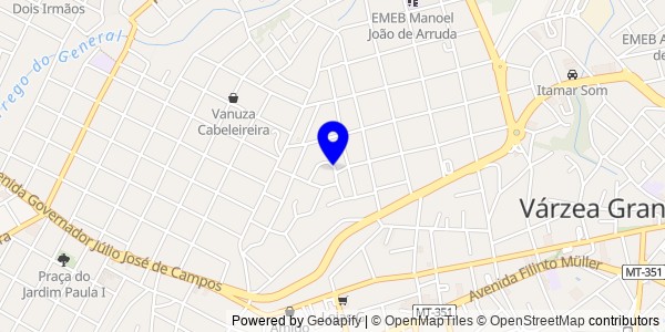 Mapa de Nortelândia - Nutricionistas