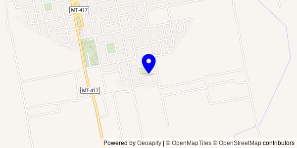 Mapa de Poconé - Nutricionistas