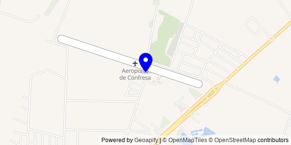 Mapa de Confresa - Fisioterapeutas