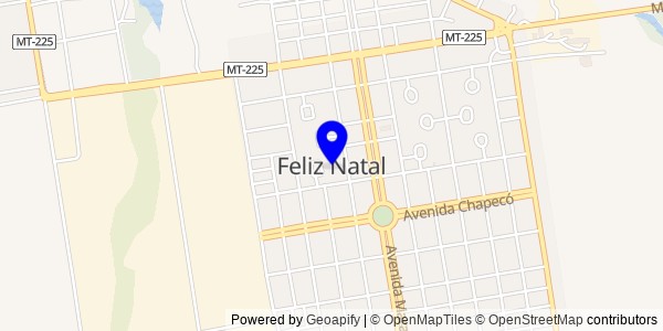 Mapa de Feliz Natal - Fisioterapeutas