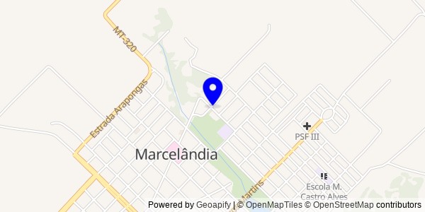 Mapa de Primavera do Leste - Nutricionistas