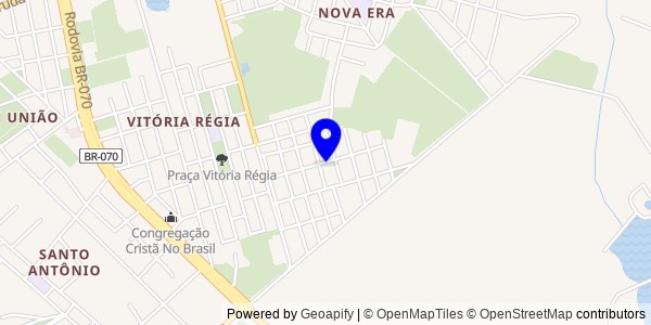 Mapa de Araputanga - Fisioterapeutas