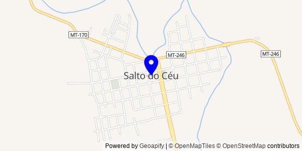 Mapa de Salto do Céu - Fisioterapeutas