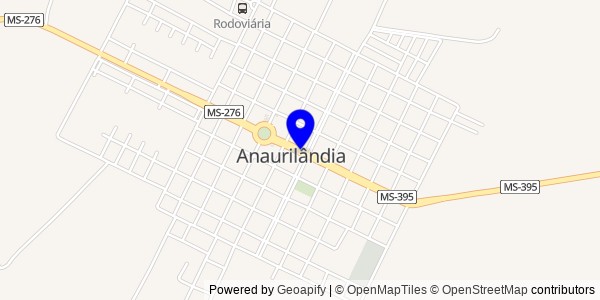 Mapa de Anaurilândia - Nutricionistas
