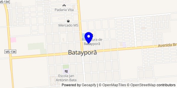 Mapa de Batayporã - Fisioterapeutas