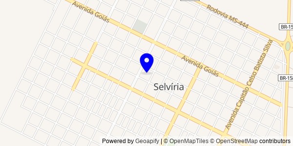 Mapa de Selvíria - Fisioterapeutas