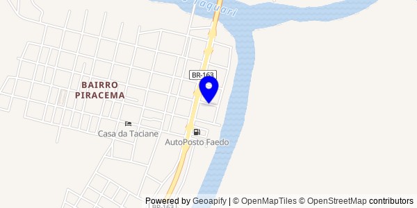 Mapa de Três Lagoas - Fisioterapeutas