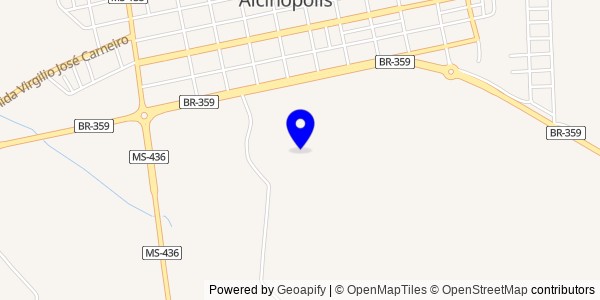 Mapa de Alcinópolis - Fisioterapeutas