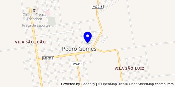 Mapa de Bela Vista - Nutricionistas