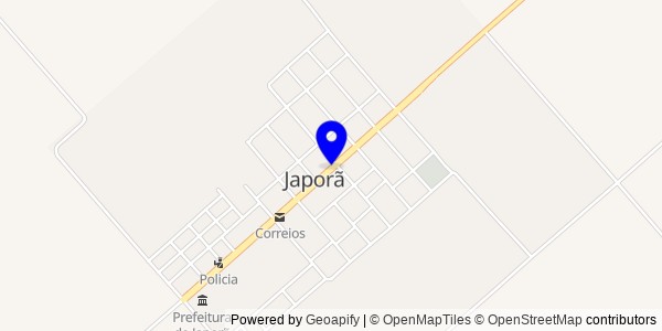 Mapa de Japorã - Fisioterapeutas