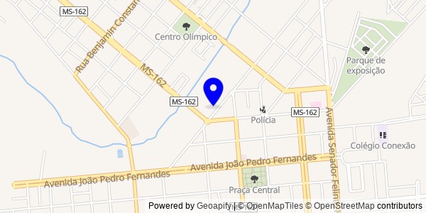 Mapa de Maracaju - Fisioterapeutas