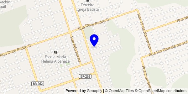 Mapa de Corumbá - Fisioterapeutas