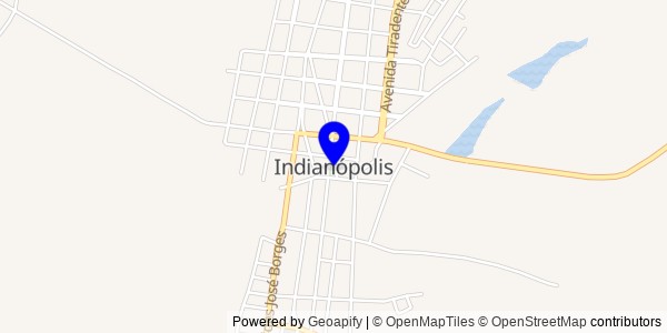 Mapa de Indianópolis - Nutricionistas