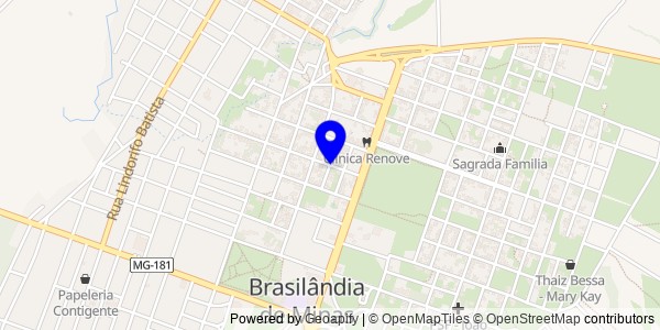 Mapa de Santa Vitória - Fisioterapeutas