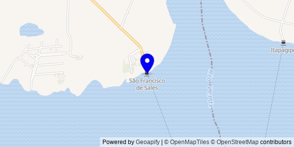 Mapa de São Francisco de Sales - Fisioterapeutas