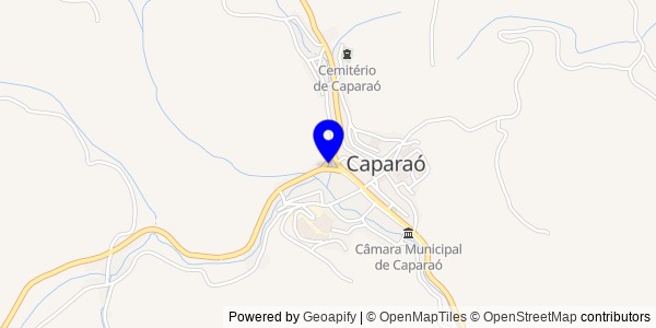 Mapa de Caparaó - Nutricionistas