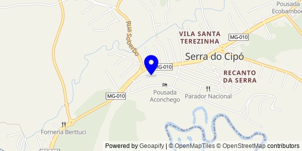 Mapa de Chalé - Fisioterapeutas