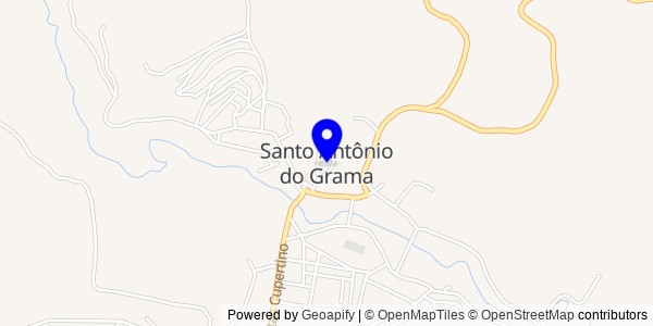 Mapa de Santo Antônio do Grama - Fisioterapeutas