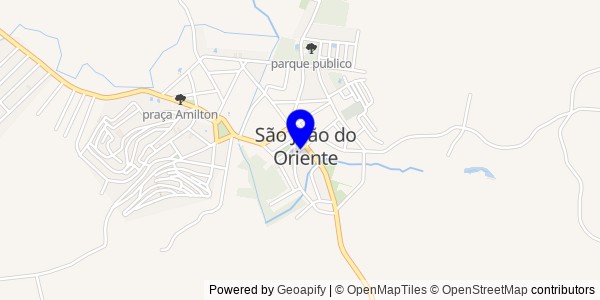 Mapa de Visconde do Rio Branco - Fisioterapeutas