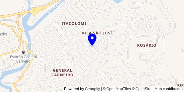 Mapa de Campanário - Fisioterapeutas